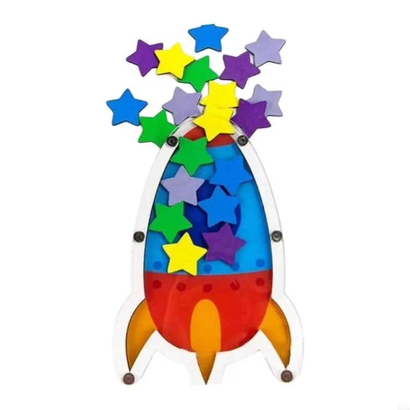 

LXAA Children's Reward Jar Stars Reward Jar Behavior Reward Chart Potty Training Reward Jar for Home and Classroom Use