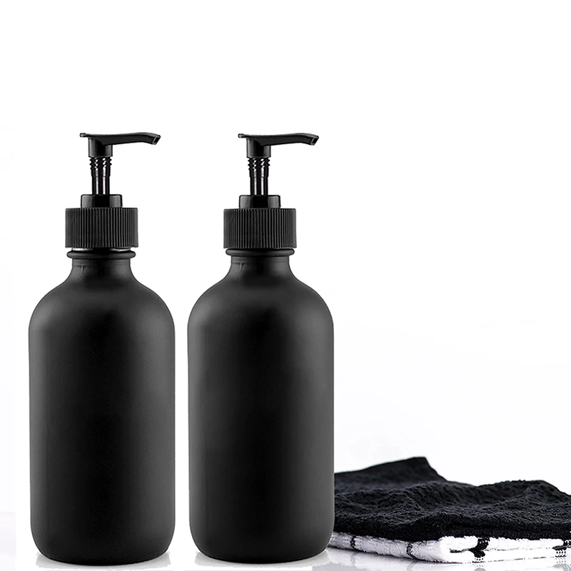 300/500ML Plastic Pump Bottles Shampoo Conditioner Body Wash Soap Dispenser Refillable Lotion Containers for Bathroom