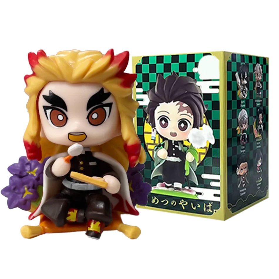 Q-Version Demon Slayer Anime Sitzende Geisterpuppe Tanjiro Nidouzi Inosuke Zenitsu Puppe Actionfigur Spielzeug Weihnachts- und Geburtstagsgeschenk – Detail 7