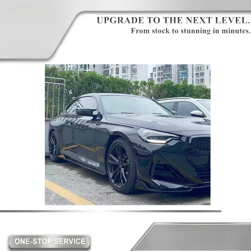 Auto Parts Lightweight Carbon Fiber Side Skirt Extensions Exterior Replacement Tuning for G42 M235i 2020+