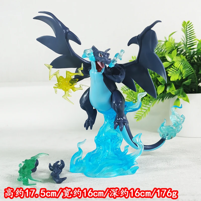 Anime Pokemon Figures Charizard Figure Charizard X action Figurine PVC Models Statue Collectible Toy Decoration Doll Child Gifts