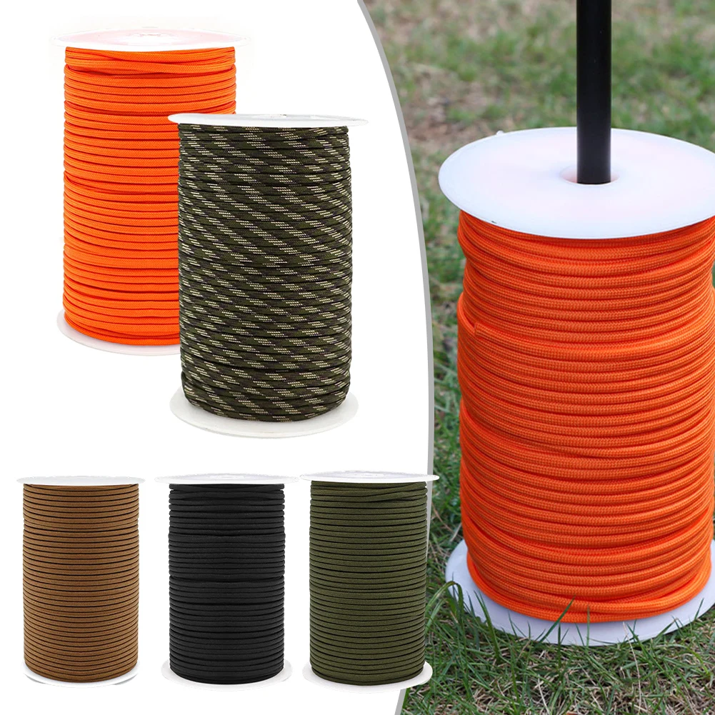 Outdoor Camping Tent Rope Washing Line Cord Boat Line Repair Cord 100m/328ft Outdoor Tools Accessories