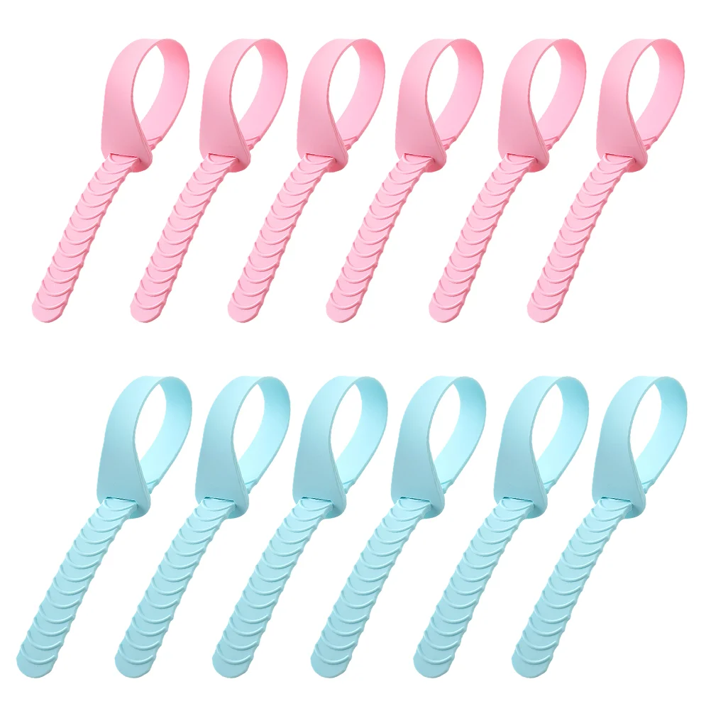 12 Pcs Toilet Lid Lifter Seat Handle Closestool Anti-dirty Cover Accessory Child