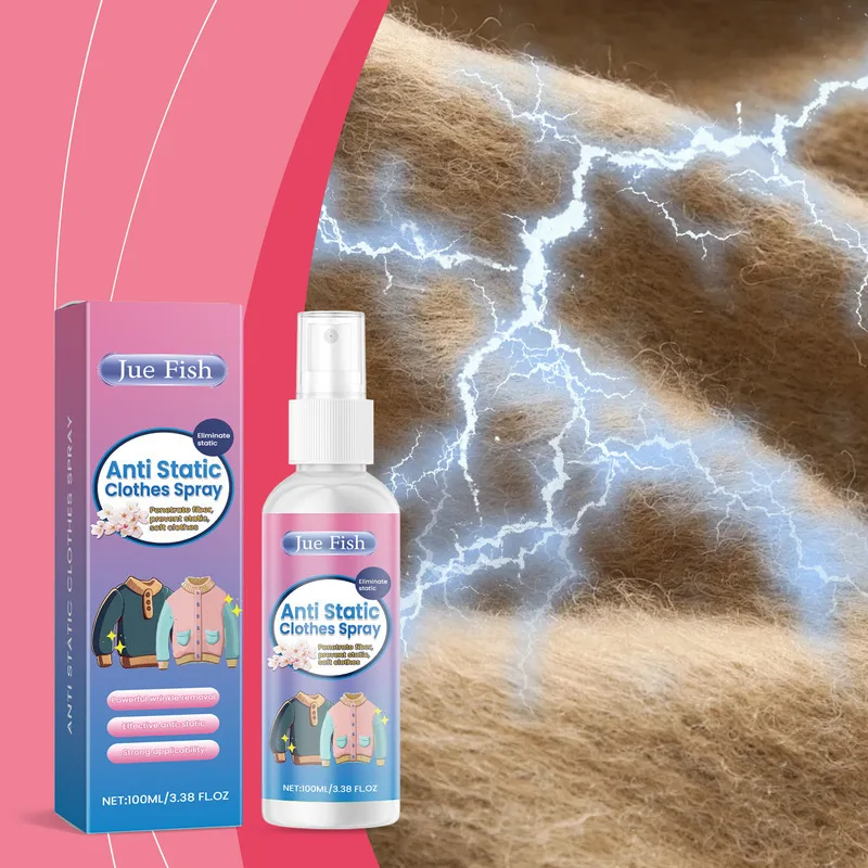 

JueFish AntiStatic Spray For Clothes Smooth And Comfortable Reduces Wrinkles And Enhances Clothing Care