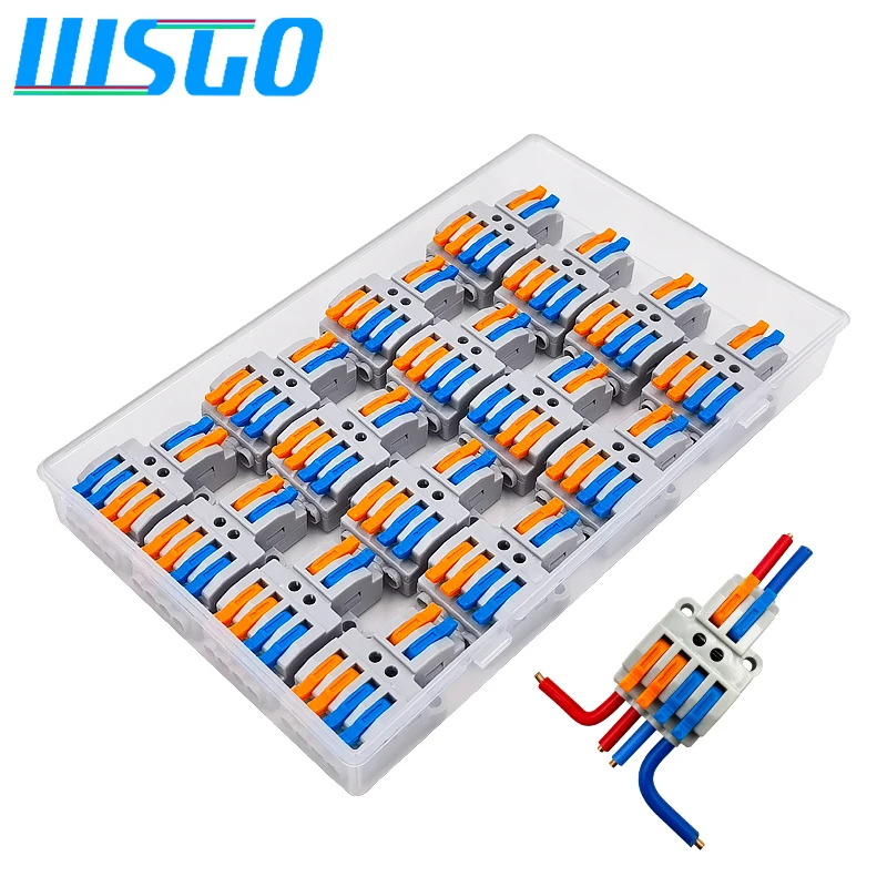 

Cable connector Combination 2 Input 3 Input 4/6/9 Output 0.08-4mm cable screw Secure the general quick connect terminal block