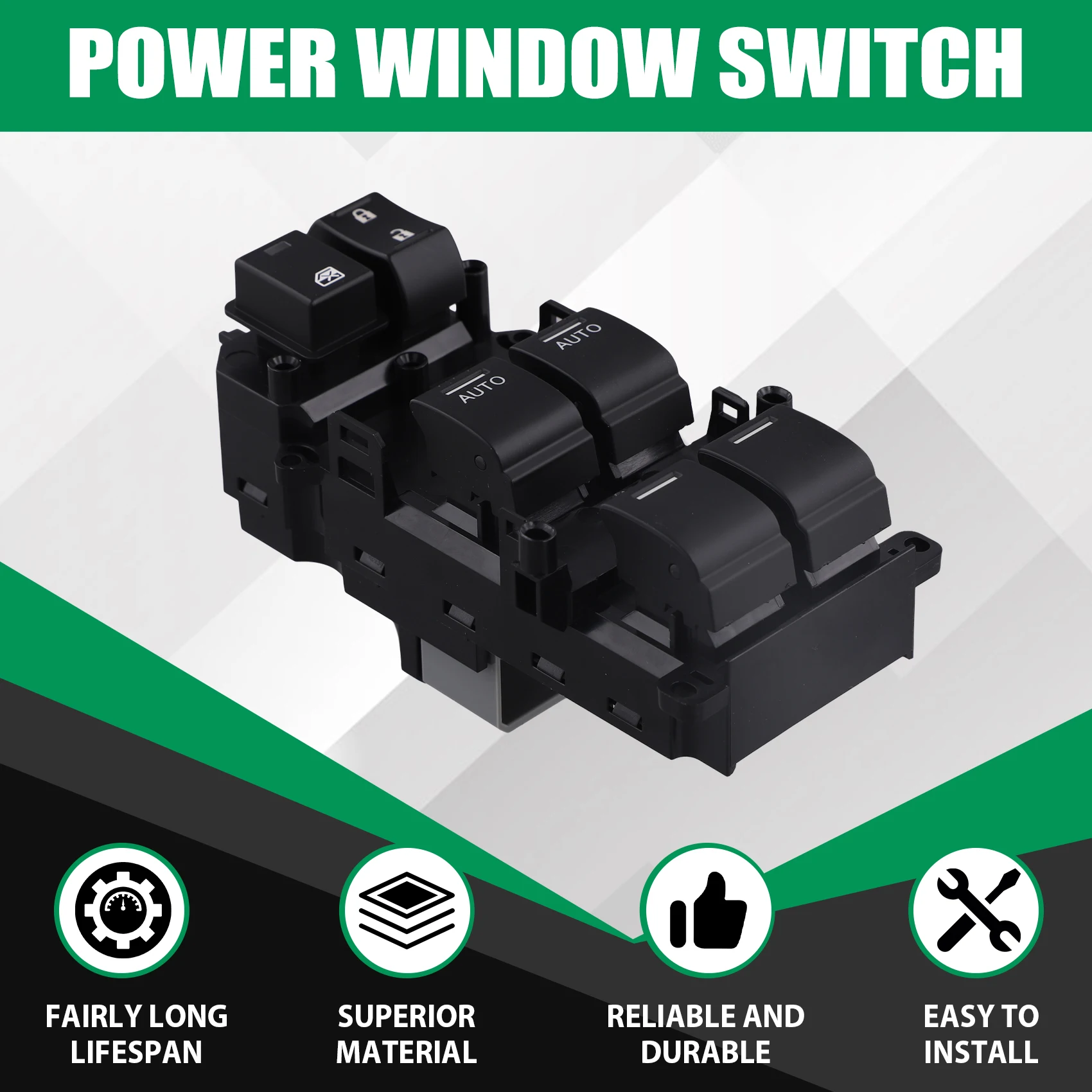 

A85E-Car Power Window Switch Electric Lifter Switch 35750-TC0-U12 For Honda Accord 2008-2013 RHD 35750TC0U12