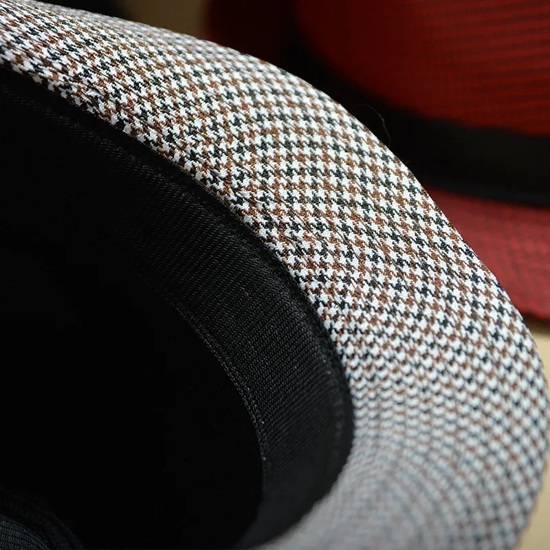 Sombrero Fedora de verano para hombre y mujer, gorra clásica de Jazz para playa, color negro, blanco y rojo, elegante, a la moda, Unisex