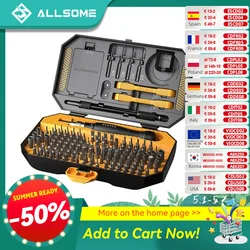 Allsome JM-8183 Magnetic Screwdriver CR-V Bits for Mobile Phone Computer Tablet Repair Hand Tools