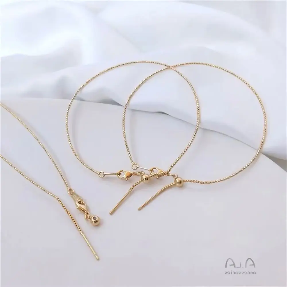 

14K Gold Plated Universal bracelet Batch thread Pin adjustable bracelet ring DIY accessory bracelet bracelet