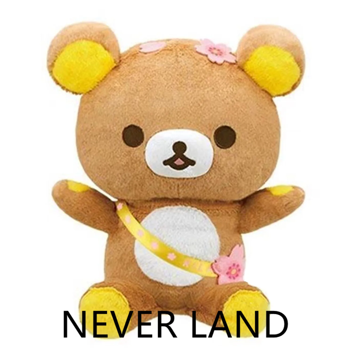 

Kawaii Cherry blossom Rilakkuma Bear Kids Girls Plush 32CM Stuffed Toys For Children Christmas Gifts