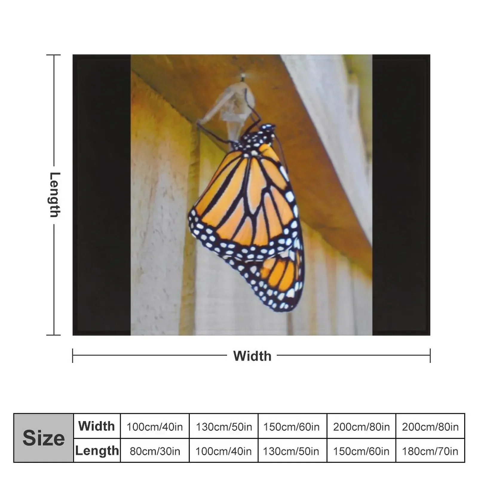 Monarch Butterfly Throw Blanket Sofa Kid'S Luxury Brand Blankets