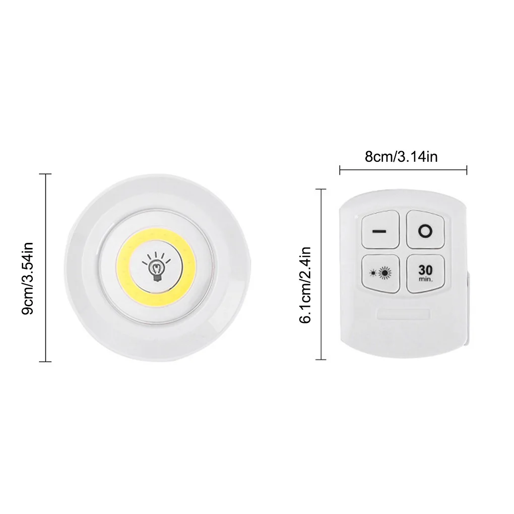 Lampu kabinet COB Dimmable, lampu terang dalam ruangan tangga lampu malam