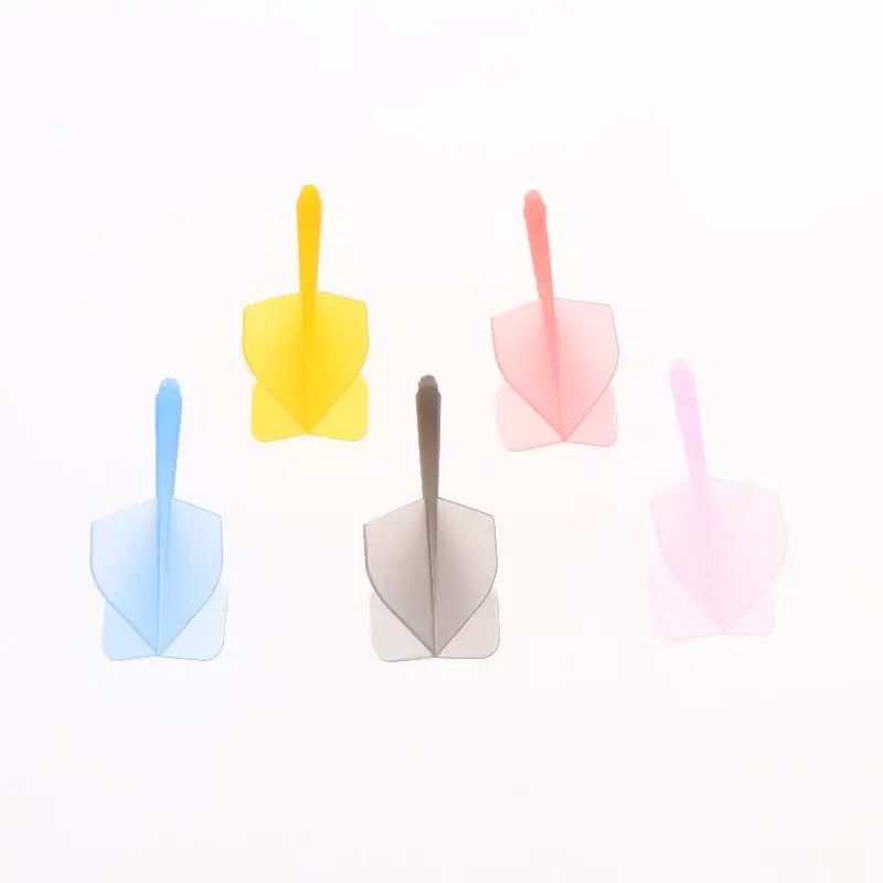 3 Stück 2BA Professionelle Dartpfeile 75% Transparent Leichtgewicht Anti-Drop L-Form Flügel für Bar-Wettkämpfe und Tägliche Übungen – Detail 1