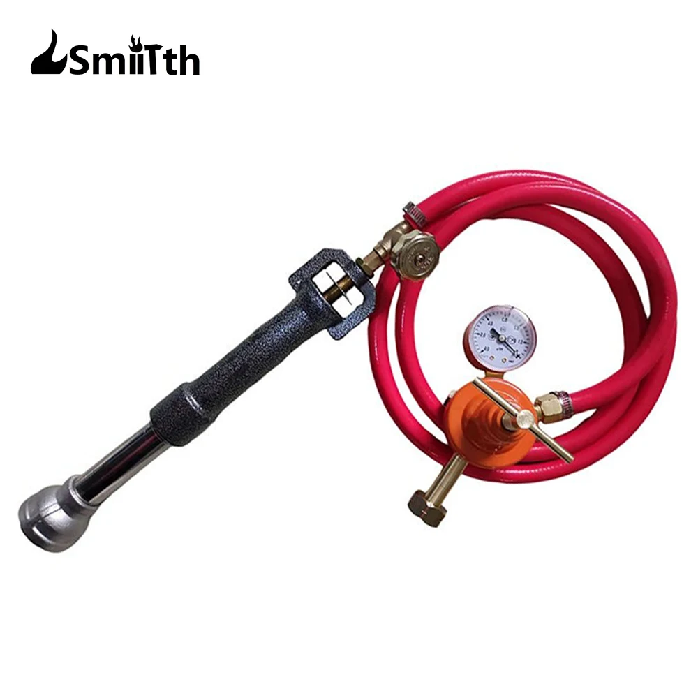 Régulateur De Gaz Propane Réglable 12FT Avec Tuyau Tressé - Indicateur De Pression - Neuf