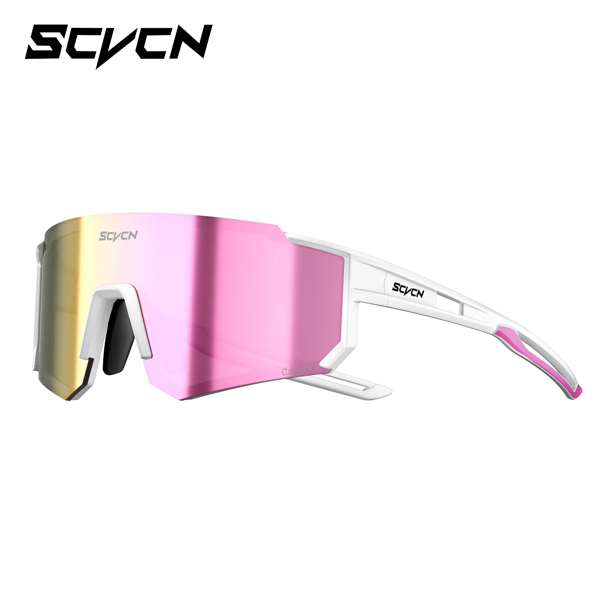 SCVCN Neue Outdoor-Sport-Sonnenbrille MTB Fahrrad Radfahren Wandern Eyewear Laufen Ultraleichte Herren Damen Pickleball UV400 Brille