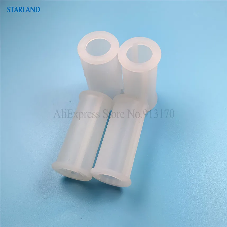 4 шт. в одном пакете, силиконовые уплотнительные трубки, эластичные уплотнительные втулки клапанов, запасные части для машин для мягкого мороженого YKF, аксессуары