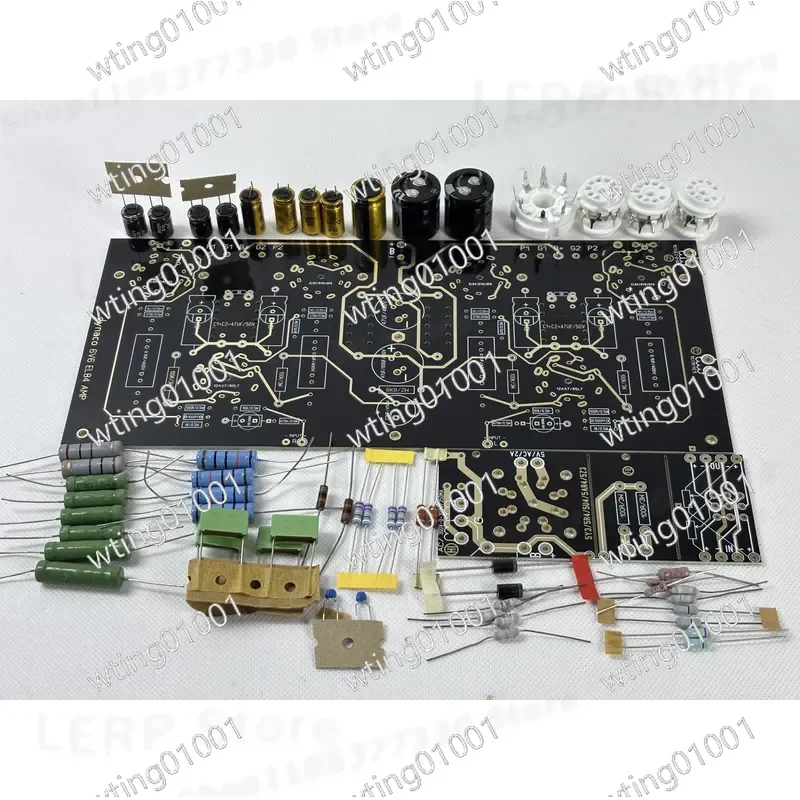 for DYNACO Circuit 6V6 EL84 Tube Amp Kit HiFi Stereo Power Amplifier Board DIY Assembly 10W Audio Module High Fidelity Sound