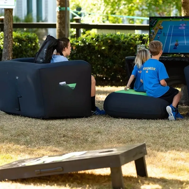 Lightweight Air Furniture Comfortable Inflatable Sofa Chair Environmentally Friendly TPU Padded Advertising Airtight Inflatable