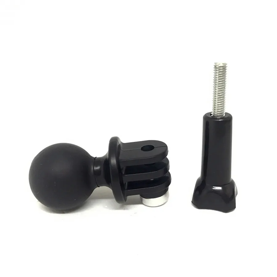 Base de cabeça tripé bola com parafuso, rotação de 360 graus, adaptador para GoPro Hero 6, 5, 4, 3 +, 3, 2, 1, Sjcam, Xiaomi, YI