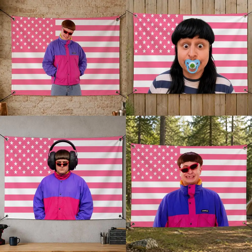 Music Talent Music Legendary Original Art O-Oliver Tree Flags Flag Banner for Bedroom Dorm Party Home Living Room Game Room Gift
