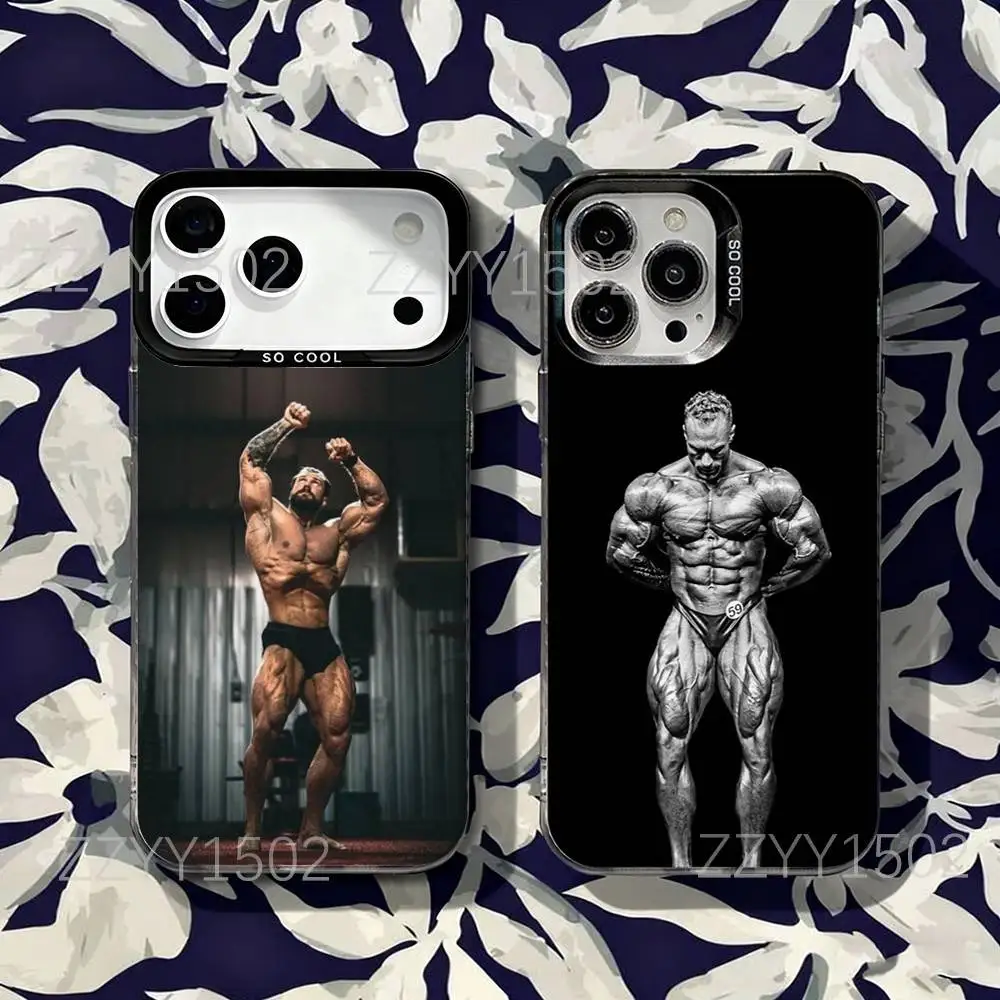 

Chris Bumstead Bodybuilding Skinny Phone Case For iPhone 17,16,15,14,13,12,X,8,Pro,Max,Plus,SE4,Air,Mini HD Black IMD Matte