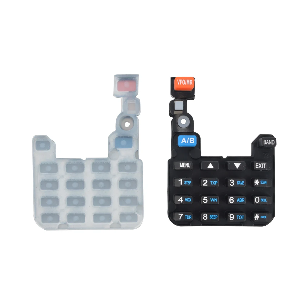 Baofeng UV-5R Walkie Talkie Repair Parts Rubber Keypad for Baofeng UV-5R Series Portable Two Way Radio