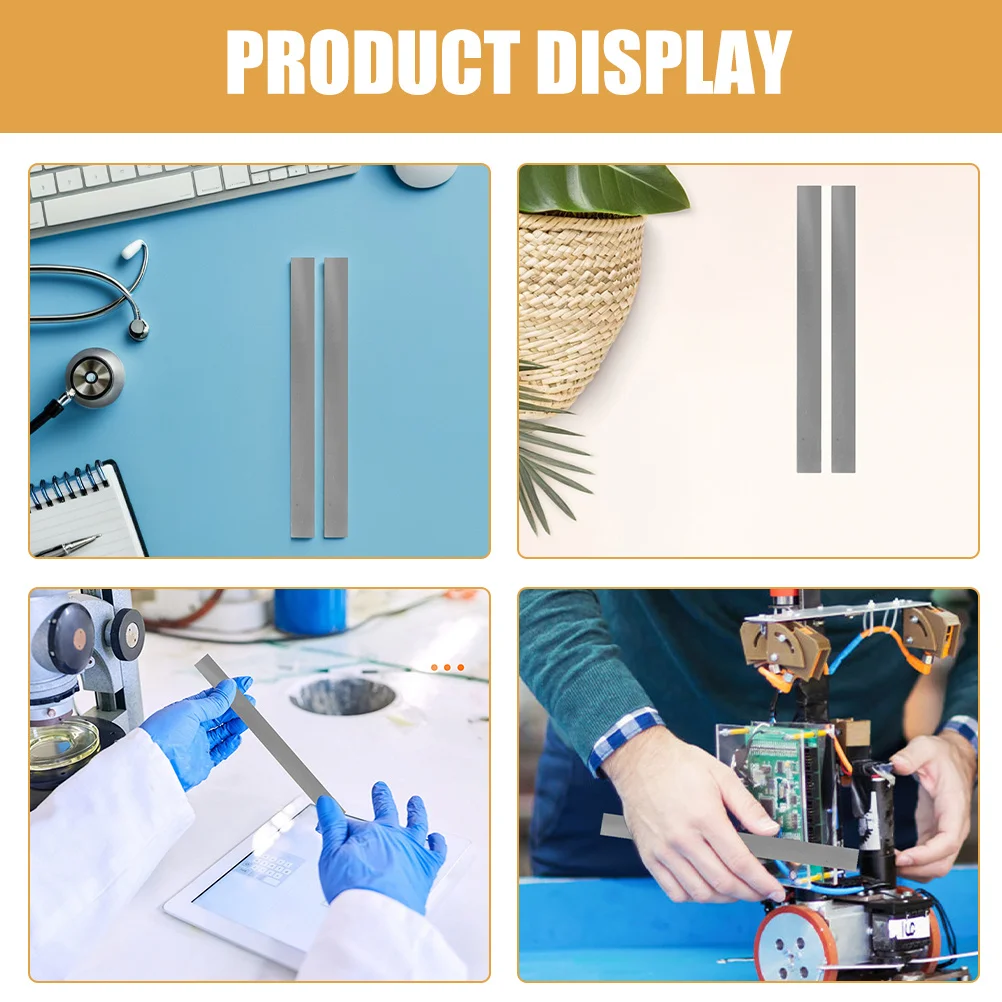 5Pcs Experiment Spring Copper Sheets High Purity Conductive Electrode Strips for Vibration Sound Tests Teaching Science