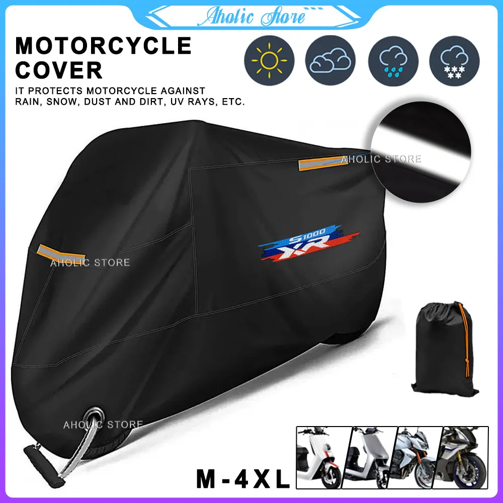 Cubierta impermeable para motocicleta S1000XR, Protector UV para exteriores, cubierta para lluvia y polvo para S1000XR S1000 XR S 1000 XR