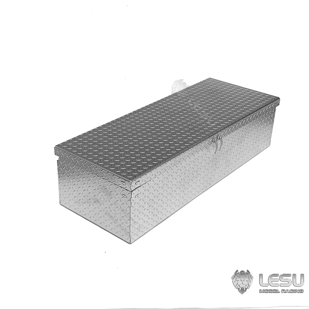 1/14th  Scale Tool Box LESU Metal Battery Box Toolbox Toolkit for 1/10 RC Off-road Vehicles 4*4 RAVE-UM406 DIY Model Accessory