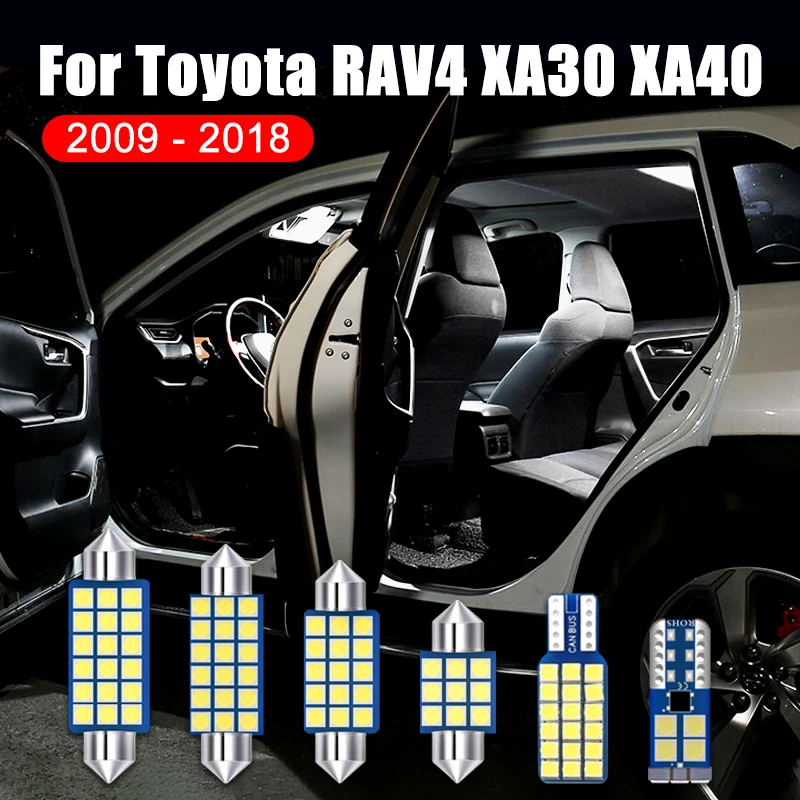 

6 светодиодный т., светодиодные лампы для багажника Toyota RAV4 RAV 4 XA30 XA40 2009-2015 2016 2017 2018