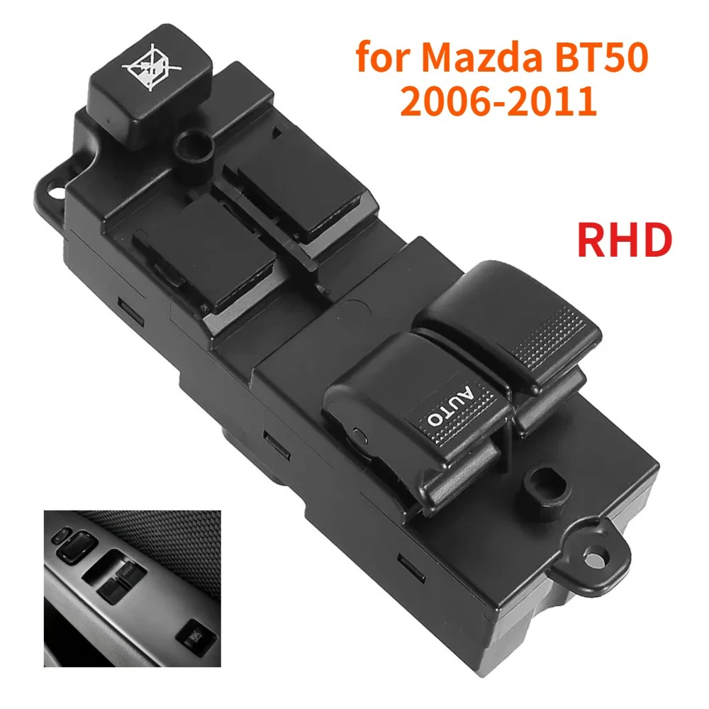 

Для Mazda BT50 2006-2011 Передний правый электрический переключатель стеклоподъемника (RHD) Кнопка управления стеклоподъемником Автоаксессуары