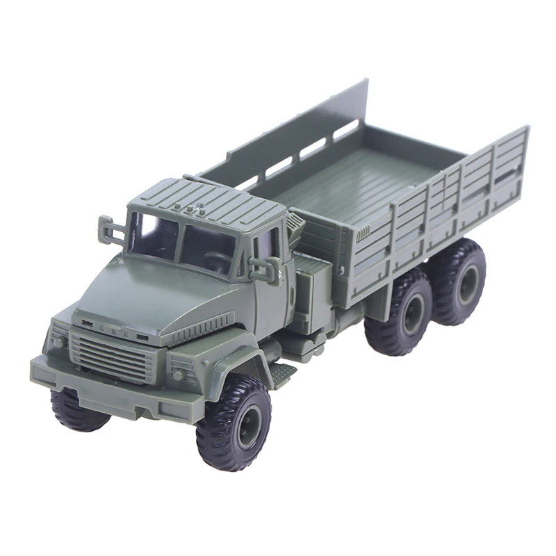 

1Pc 1:72 Scale KrAZ-260 Tractor Vehicle Truck Toy Block Car Assembly Model Building Kit DIY Collection Gift