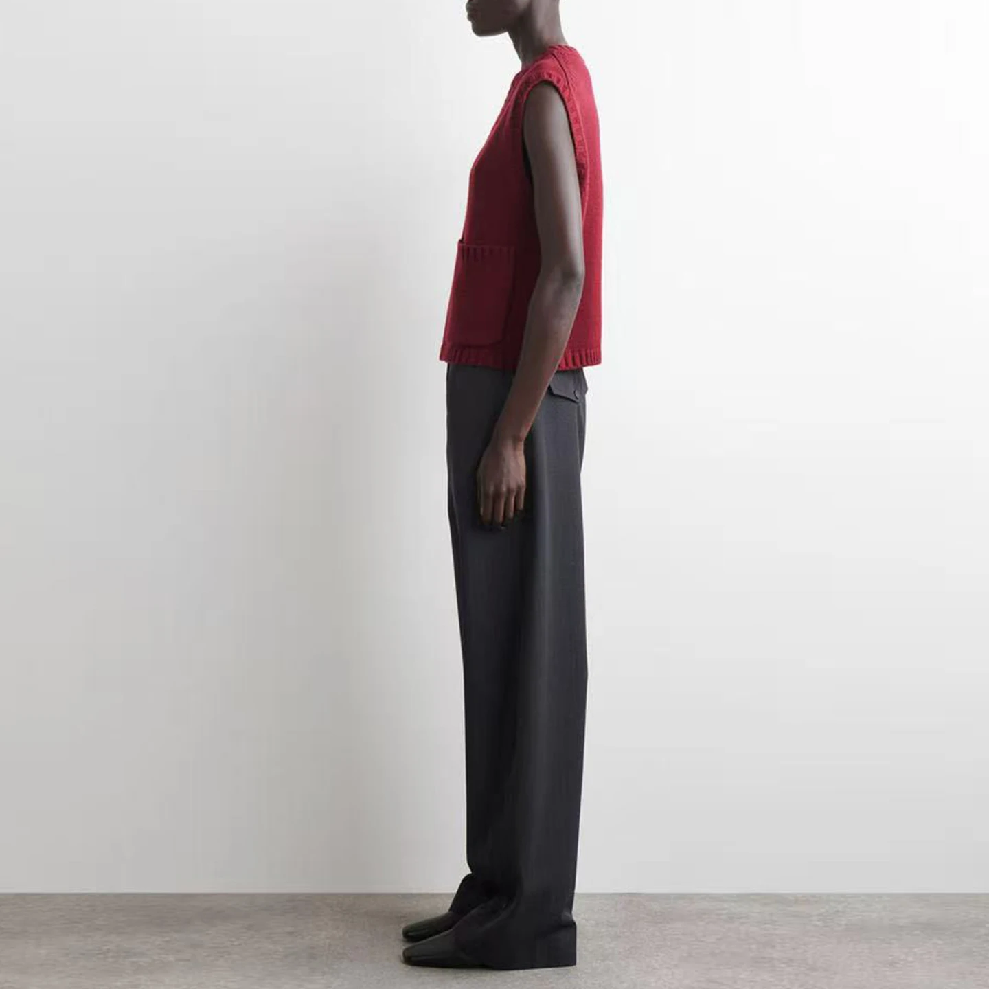 سترة Faionable V-ne 2025 ملابس نسائية شتوية جديدة متعددة الاستخدامات ملابس يومية بطول ort مواد أخرى 00% ماركة Z