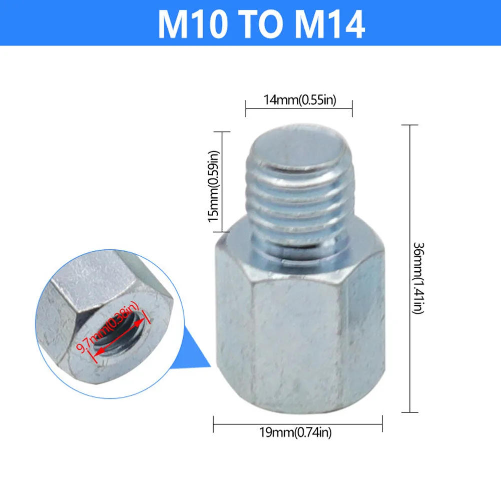 Imagem -06 - Grinder Ângulo Adaptador Conjunto Conversão de Rosca Universal M10 para para M10 para 811 M16 36x19 mm Pcs