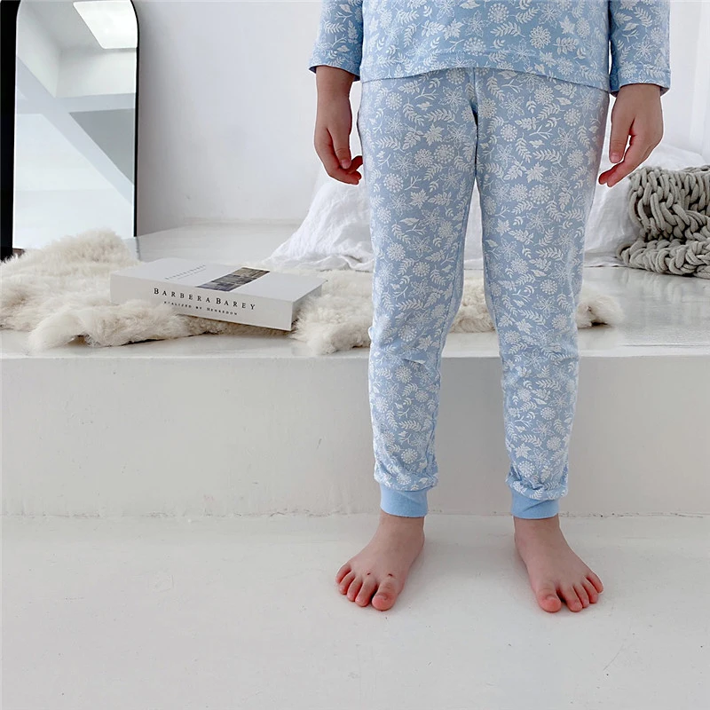 Disney-Ensembles de pyjamas congelés pour enfants, vêtements de nuit Elsa, vêtements de reine des neiges, manches longues, bébé fille, automne