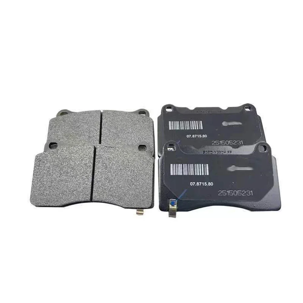 

New! high quality 4pcs Front / 4pcs rear Ceramic Brake Pads Fits For 2018-2023 Tesla 3