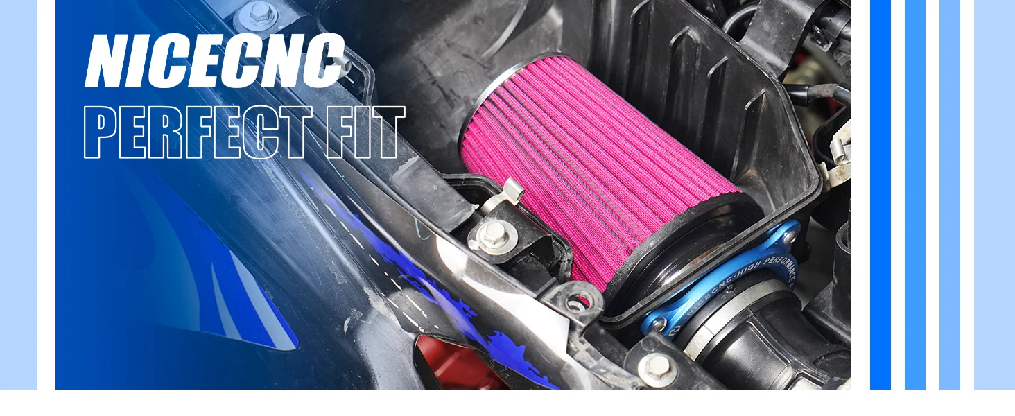 NICECNC Luftfilter-Ansaugkit für Raptor 700 ATV, passend für YAMAHA RAPTOR 700 2006-2011 2013-2026 Raptor 700R SPECIAL EDITION 2013-2016 – Detail 4
