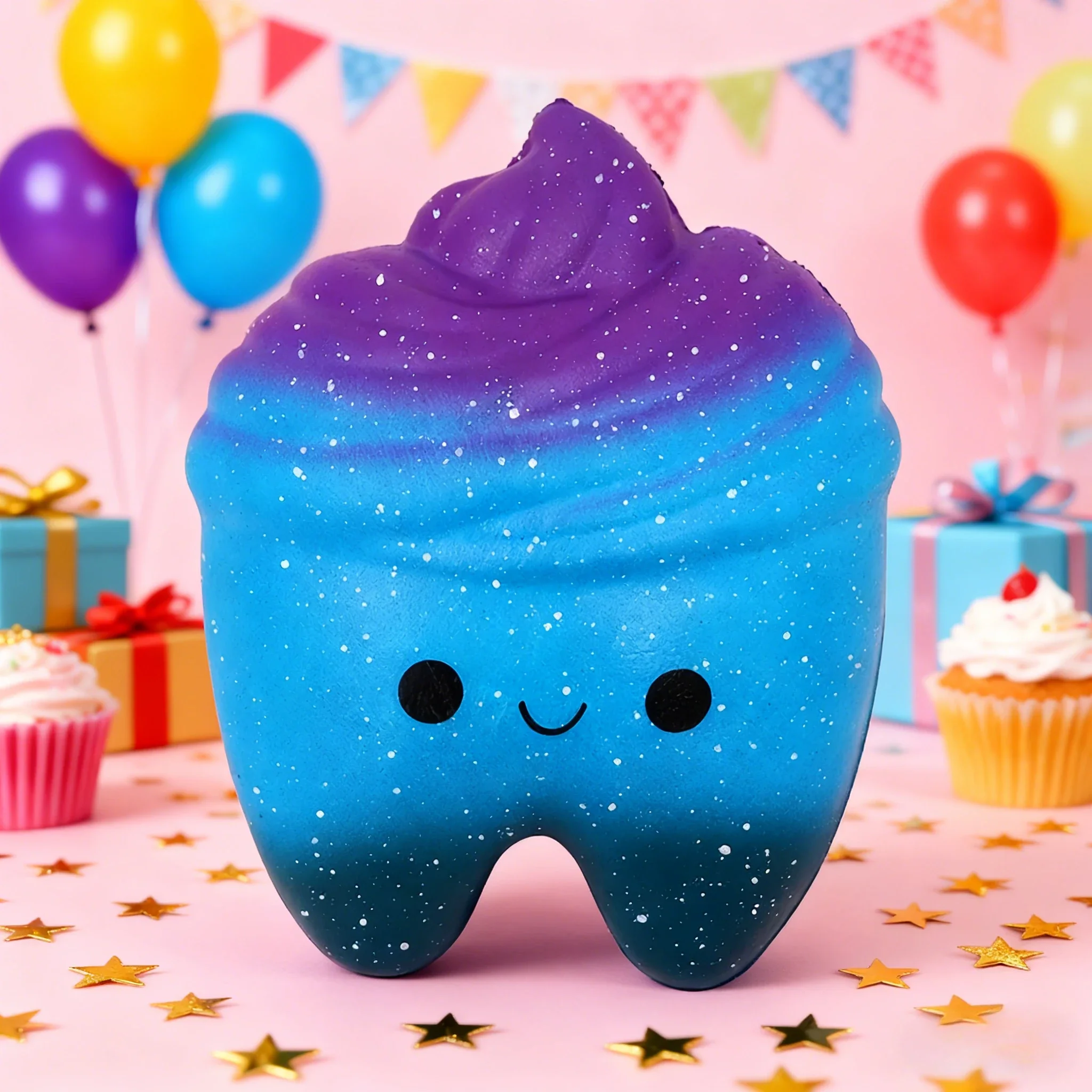 12cm Teeth Shape Squishy Toys Gift Slow Rising Stress Relief Toy Squeeze Slow Rebound  Novelty Cute Cartoon Simulation Teeth