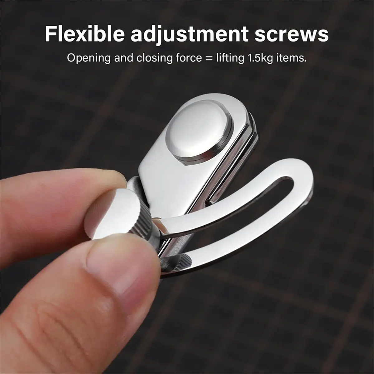 2026 New Spring Wing Divider, Adjustable Lockable Leather Craft Tool, Polished Stainless Steel Spacing Gauge