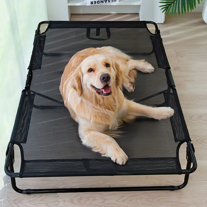 Dog Bed Breathable Dog Beds for Large Dogs Camping Sleeping Mats Kennel Anti-moisturizing Chew Proof Dogs Bed Foldable Kennel