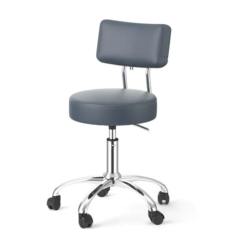 كراسي حلاقة بعجلات دوارة، كراسي تصفيف شعر دوارة محمولة، أثاث معدات الحلاقة الجمالية من سيلا إستتيكا