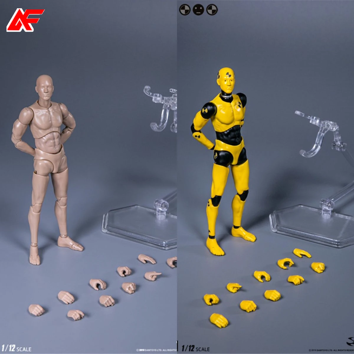 

DAMTOYS DPS01 DPS02 1/12 Scale Painting Man Testman Model 6 inches Action Figure Doll Toys