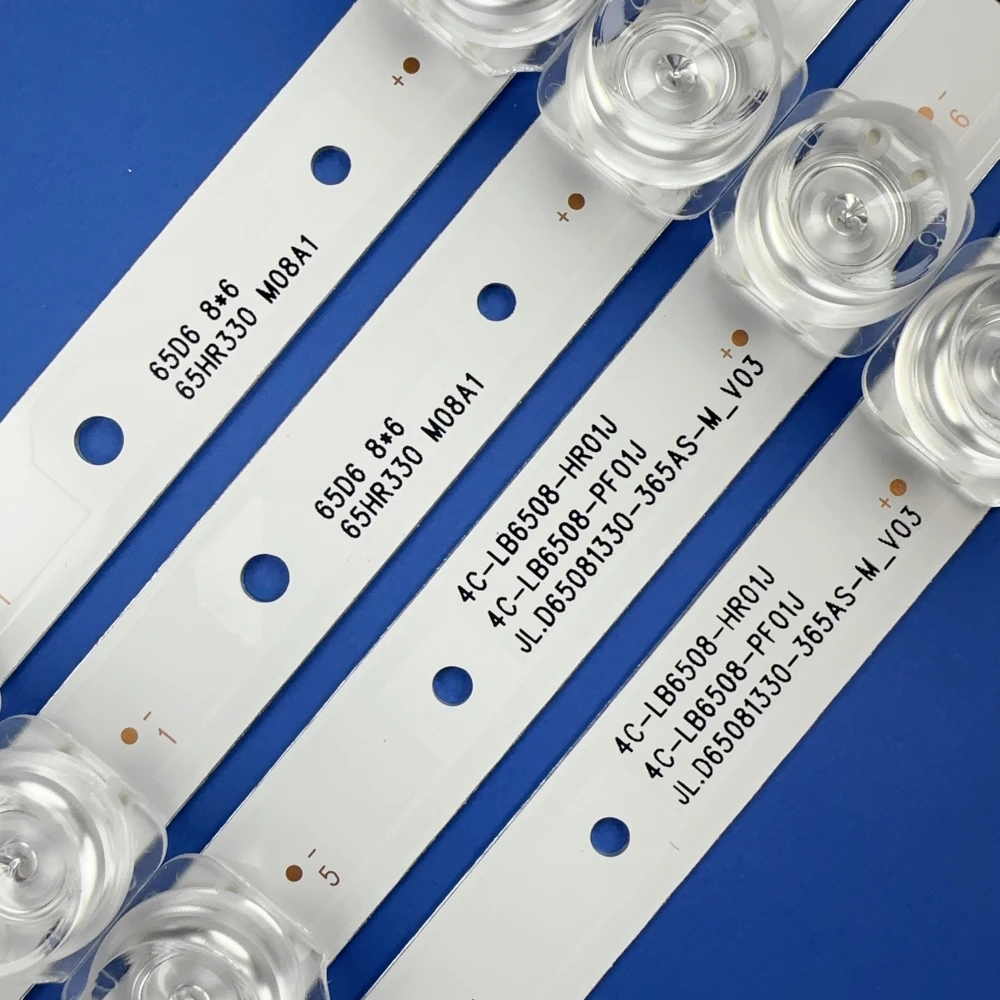 Striscia LED per Thomson 65P65US TCL 65DP600 65S425TMBA 65EP660 L65P65US 65S421 65HR330M08A1 4C-LB6508-HR01J PF01J 65ud6326