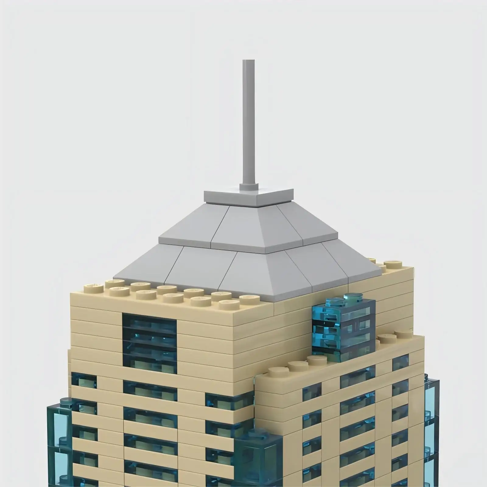 

MOC Virginia Beach Center Brickheadz, крупномасштабные здания, сборная модель, головоломка, детская игрушка в подарок, набор строительных блоков для отеля Westin