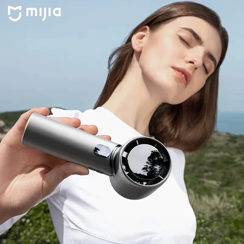 Xiaomi Electric Fan Technology Display 8000mah Wireless Portable Air Circulator Fan Desktop Air Cooling Cooler Quiet MIJIA Fan image 3