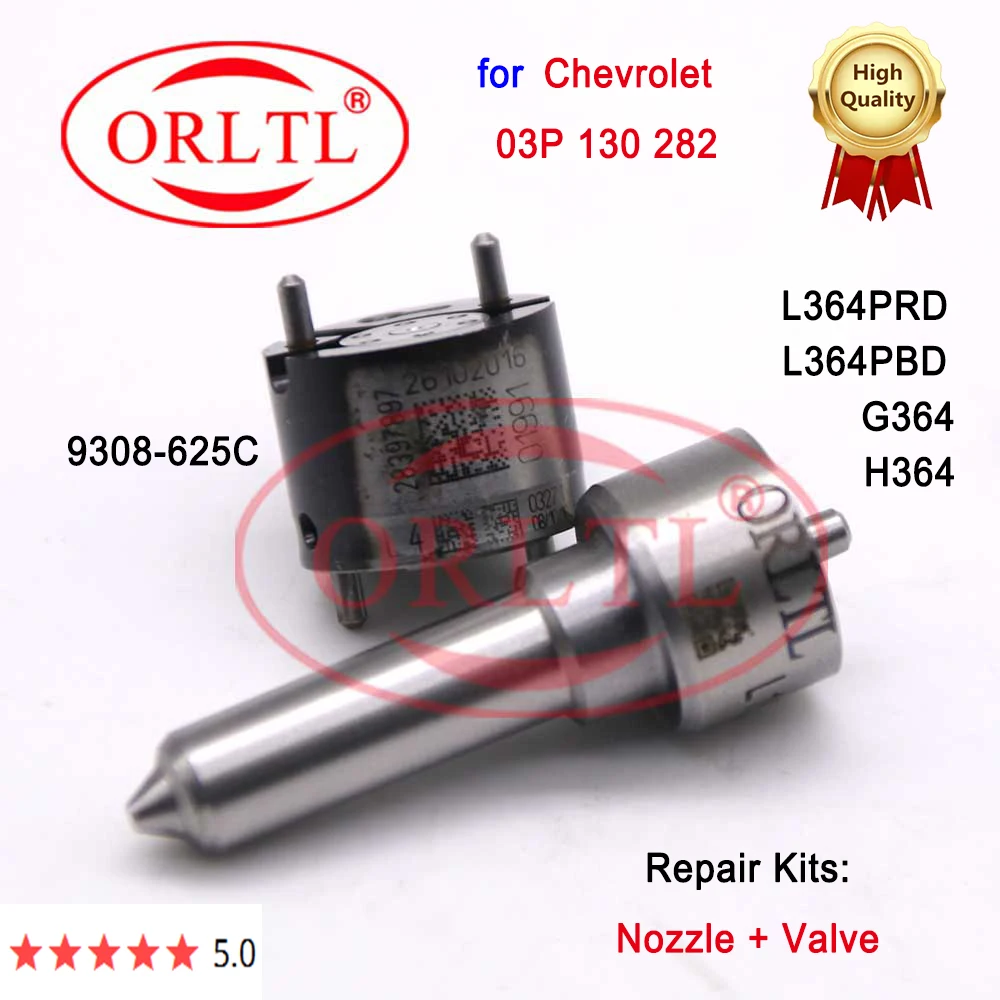 

03P130282 For Chevrolet Common Rail Injector 28264952 28489562 Repair Kits H364 G364 L364PBD L364PRD Nozzle 9308-625C Valve