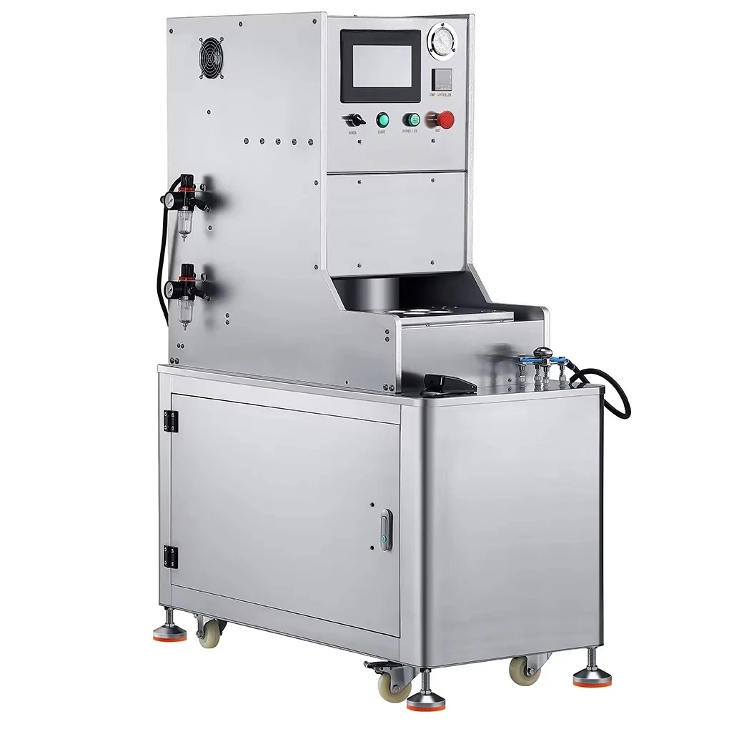 Aluminum  Coffee Capsules Pod Sealing Machine With Nitrogen Flushing