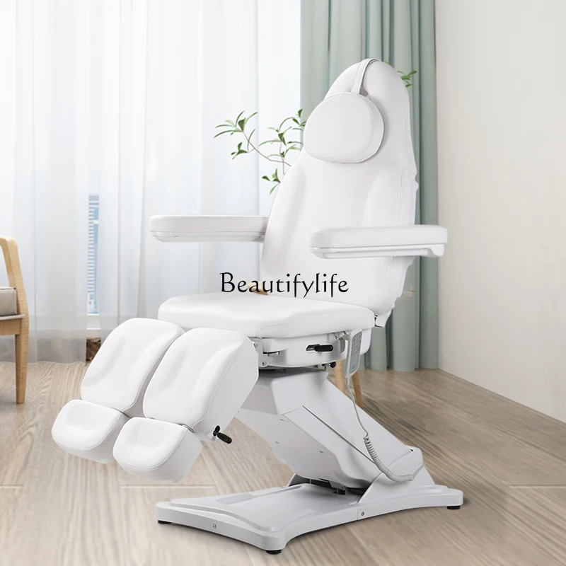 Facial Bed Beauty Salon Special Electric Lifting Tilt Split Leg Bed