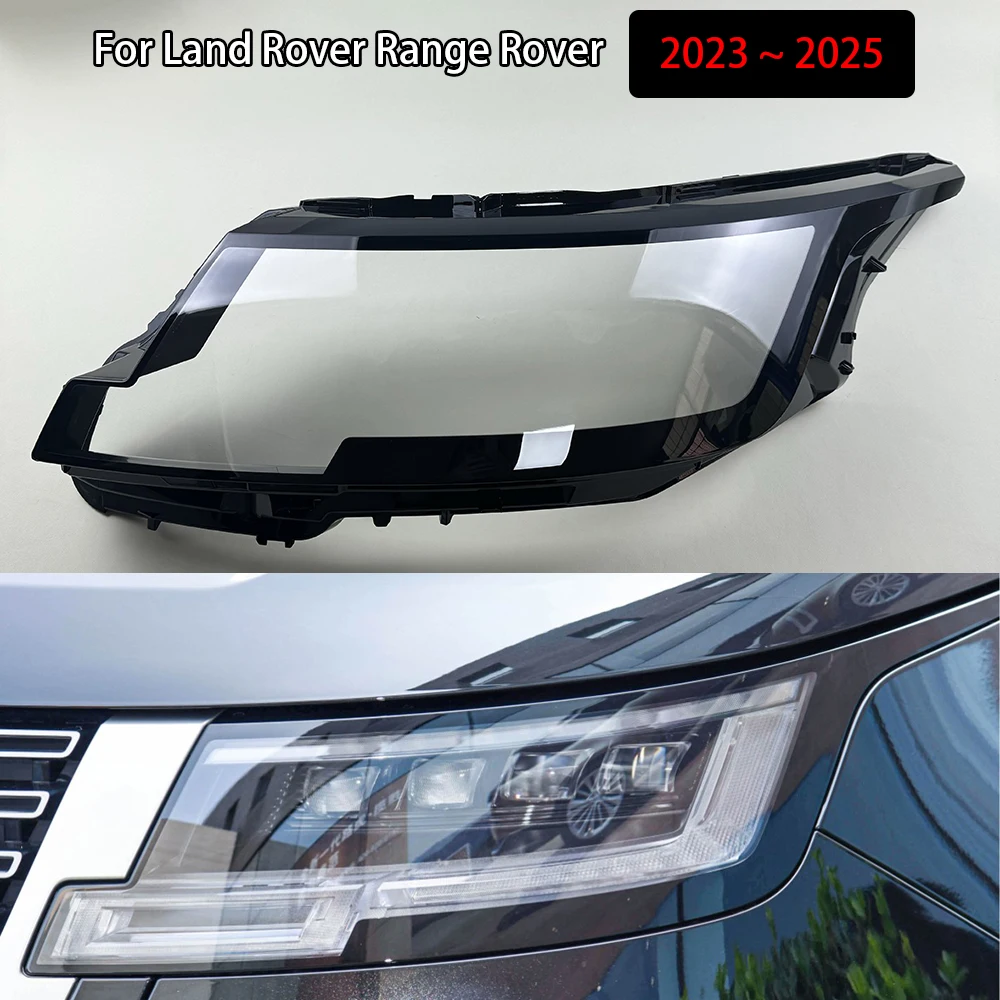 

For Land Rover Range Rover 2023 2024 2025 Front Headlight Glass Cover Headlamps Transparent Shell Lens Case