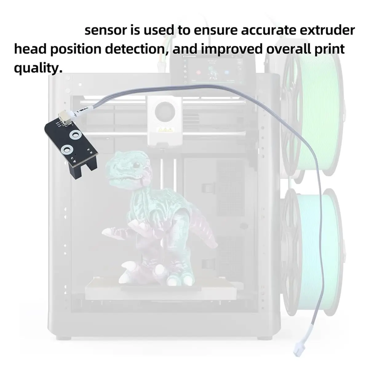 A49T Y- Sensor Kit(2Pcs) Compatible for Flashfoge AD5X: PCB Board Replacement with Cable